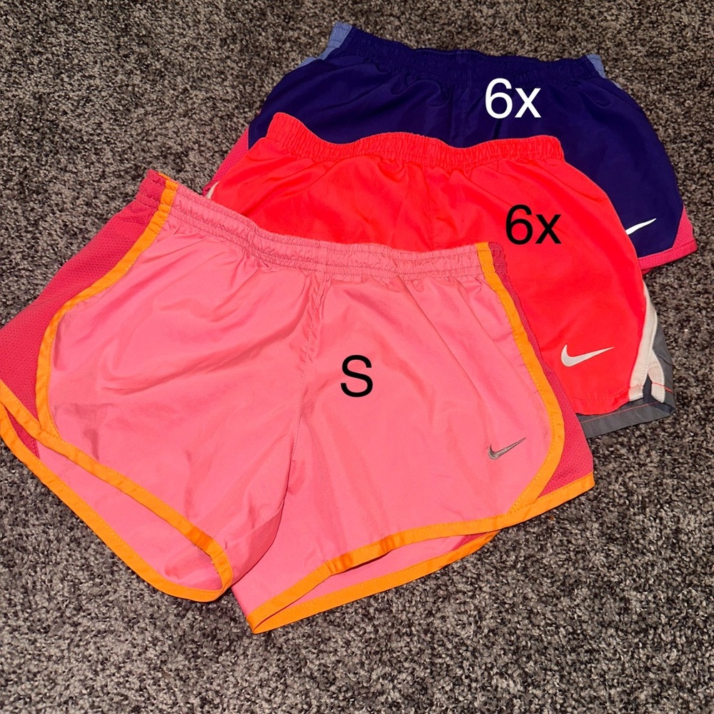 3 pairs of 6x Nike shorts